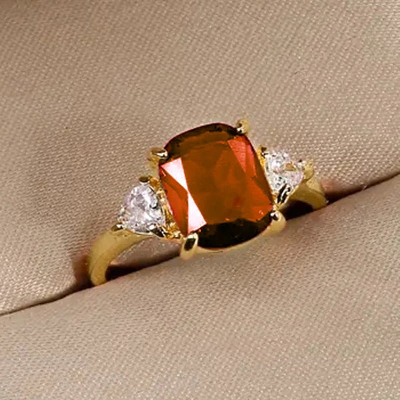 💍 Bague Luxe Zircone Brillante - Élégance Femme Moderne - FoytiShop