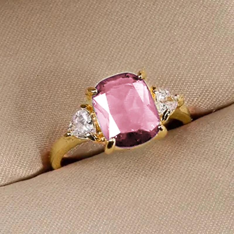 💍 Bague Luxe Zircone Brillante - Élégance Femme Moderne - FoytiShop