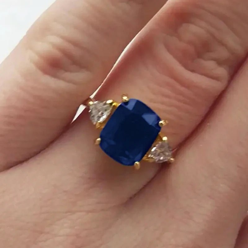 💍 Bague Luxe Zircone Brillante - Élégance Femme Moderne - FoytiShop