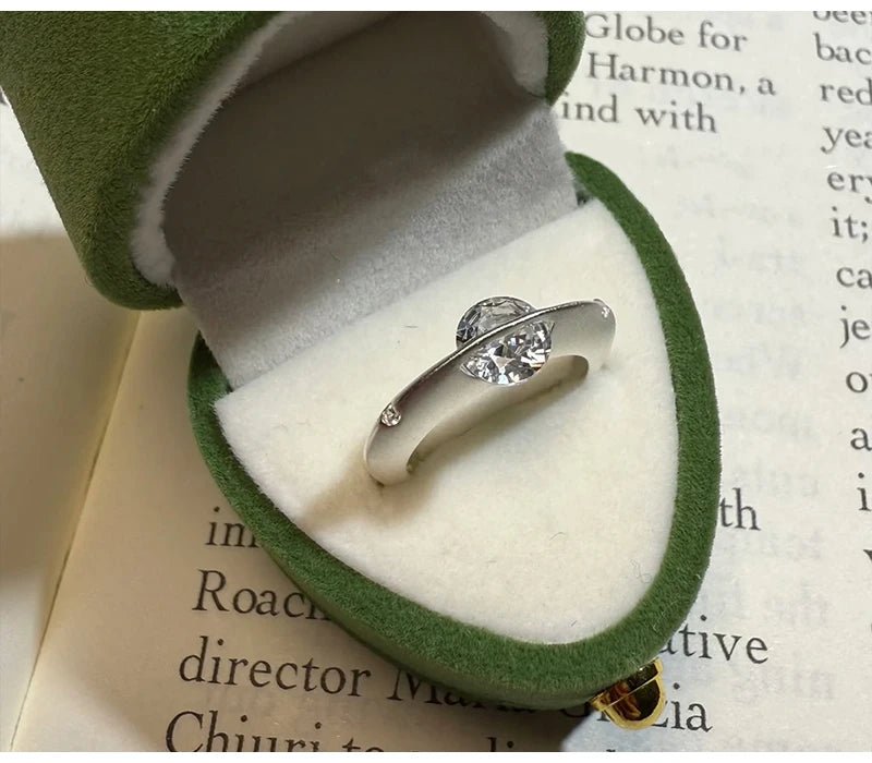 💎 Bague Moissanite Argent 925 - Brillance Exceptionnelle Luxe - FoytiShop