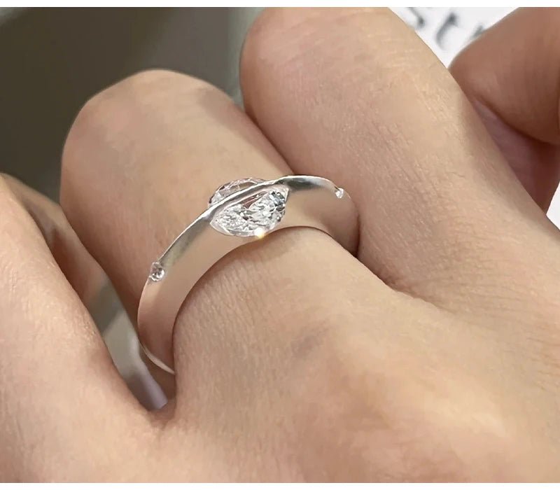 💎 Bague Moissanite Argent 925 - Brillance Exceptionnelle Luxe - FoytiShop