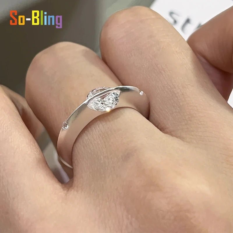 💎 Bague Moissanite Argent 925 - Brillance Exceptionnelle Luxe - FoytiShop