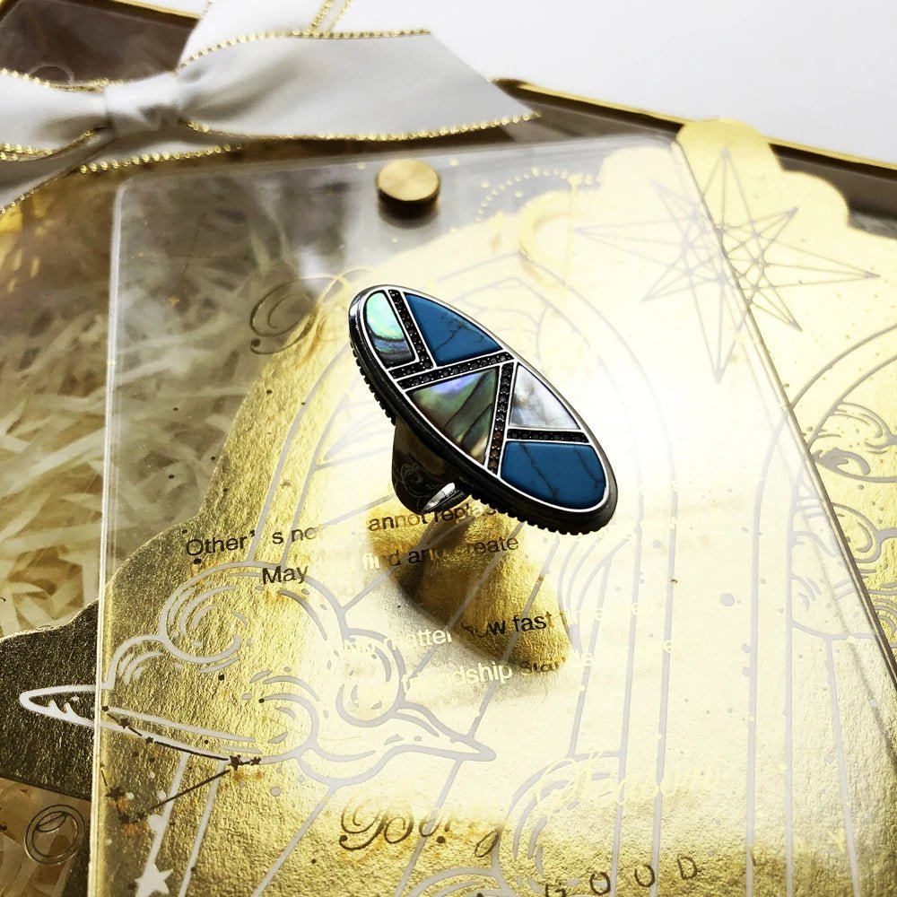 🍀 Bague Porte - Bonheur Puissante - Déclaration Chance Spirituelle - FoytiShop