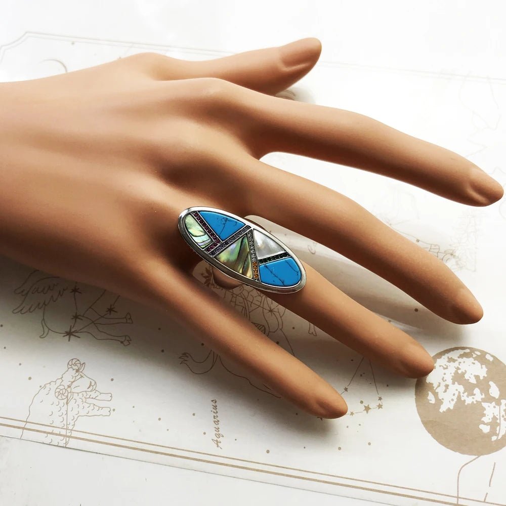 🍀 Bague Porte - Bonheur Puissante - Déclaration Chance Spirituelle - FoytiShop