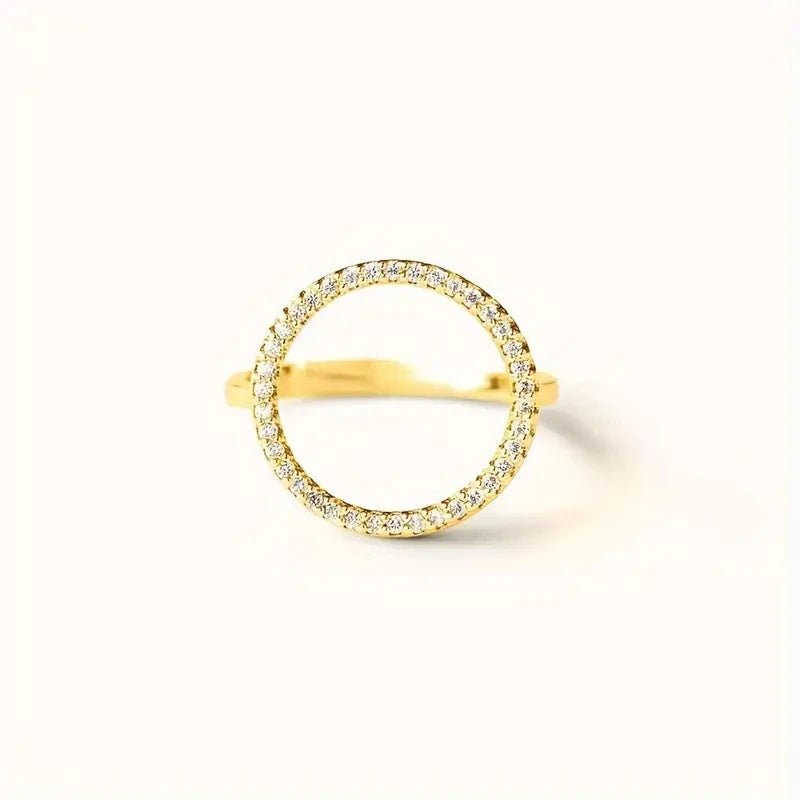 🔴 Bague Ronde Creuse Femme - Design Moderne Élégant - FoytiShop