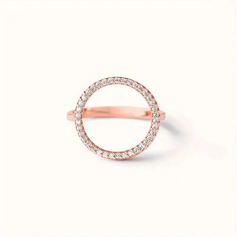 🔴 Bague Ronde Creuse Femme - Design Moderne Élégant - FoytiShop