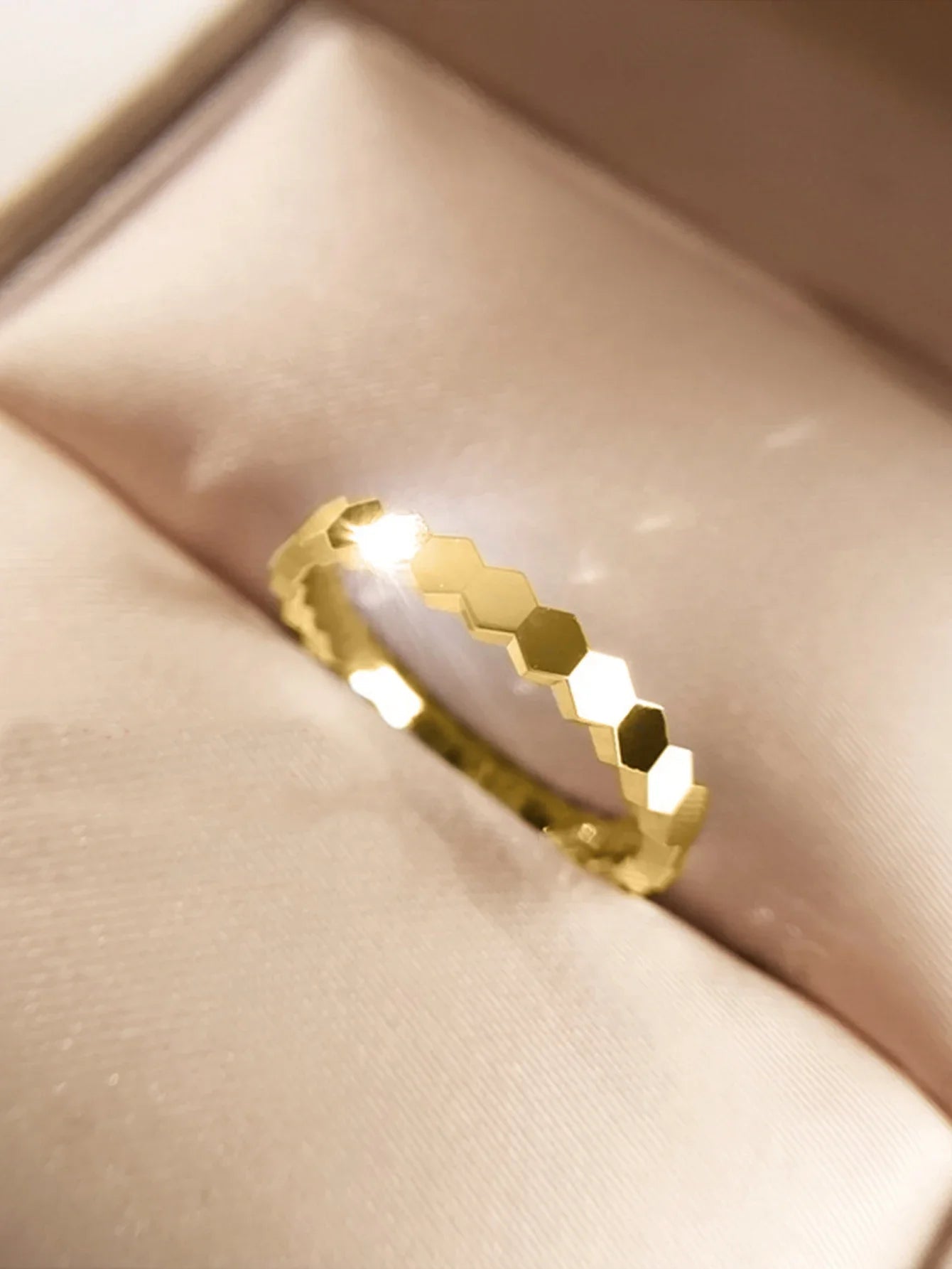 💎 Bague Vintage Hexagonale Argent 925 et Zircon - Élégance Intemporelle - FoytiShop