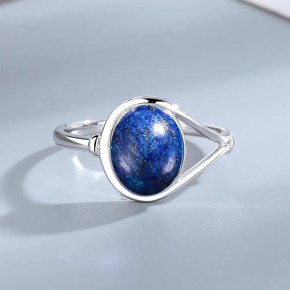 💜 Bagues Argent 925 Pierre Naturelle Améthyste - Collection Élégante - FoytiShop