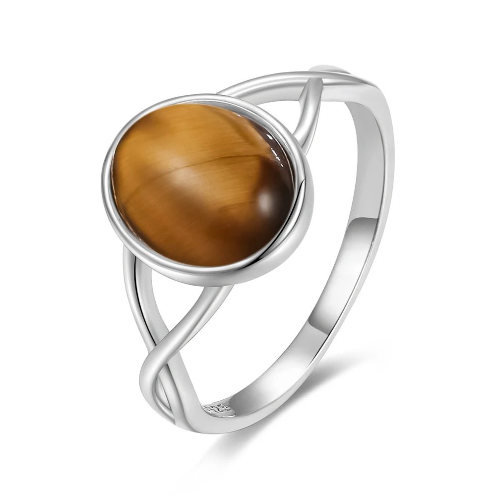 💜 Bagues Argent 925 Pierre Naturelle Améthyste - Collection Élégante - FoytiShop