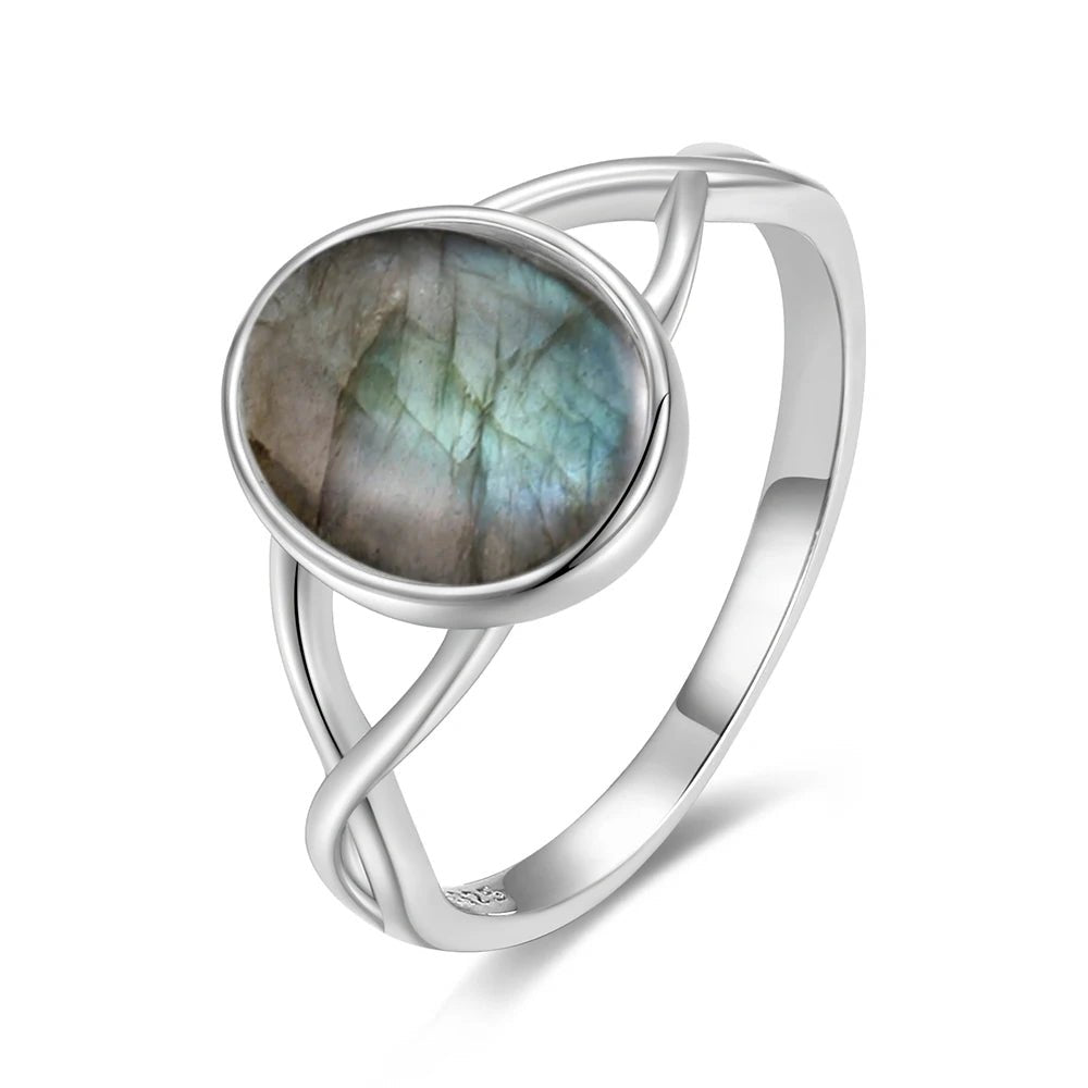💜 Bagues Argent 925 Pierre Naturelle Améthyste - Collection Élégante - FoytiShop