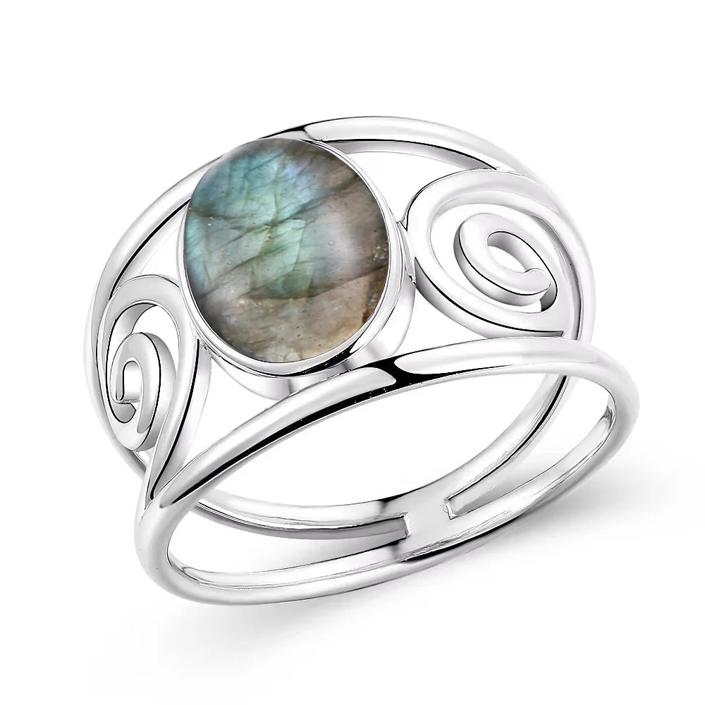 💜 Bagues Argent 925 Pierre Naturelle Améthyste - Collection Élégante - FoytiShop