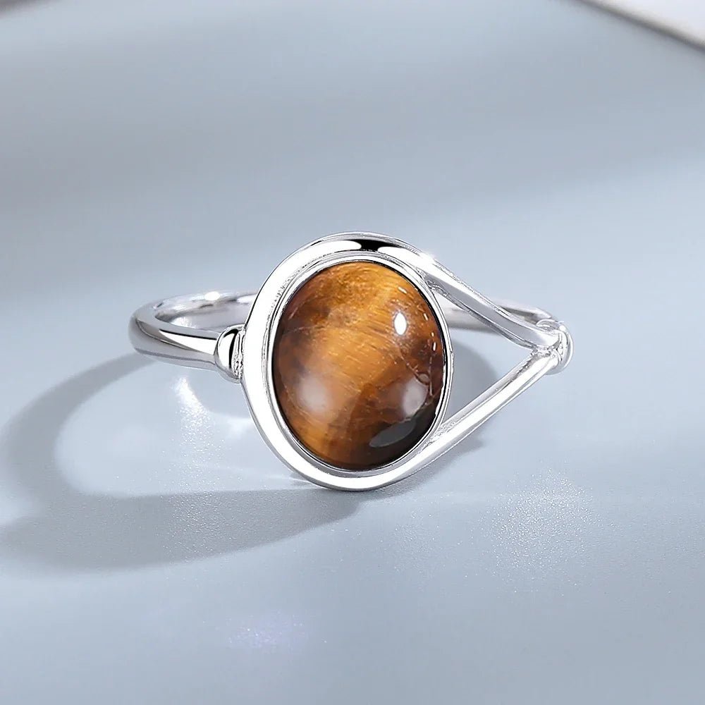 💜 Bagues Argent 925 Pierre Naturelle Améthyste - Collection Élégante - FoytiShop