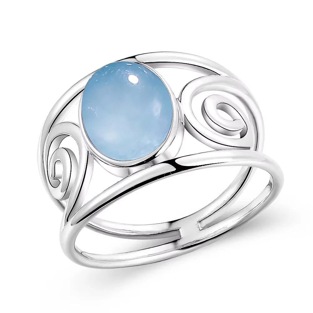 💜 Bagues Argent 925 Pierre Naturelle Améthyste - Collection Élégante - FoytiShop