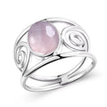 💜 Bagues Argent 925 Pierre Naturelle Améthyste - Collection Élégante - FoytiShop