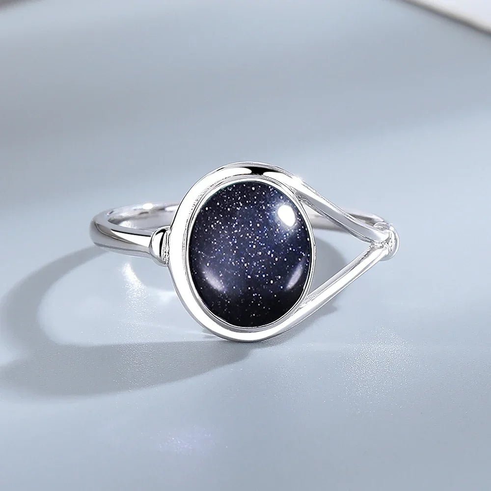 💜 Bagues Argent 925 Pierre Naturelle Améthyste - Collection Élégante - FoytiShop