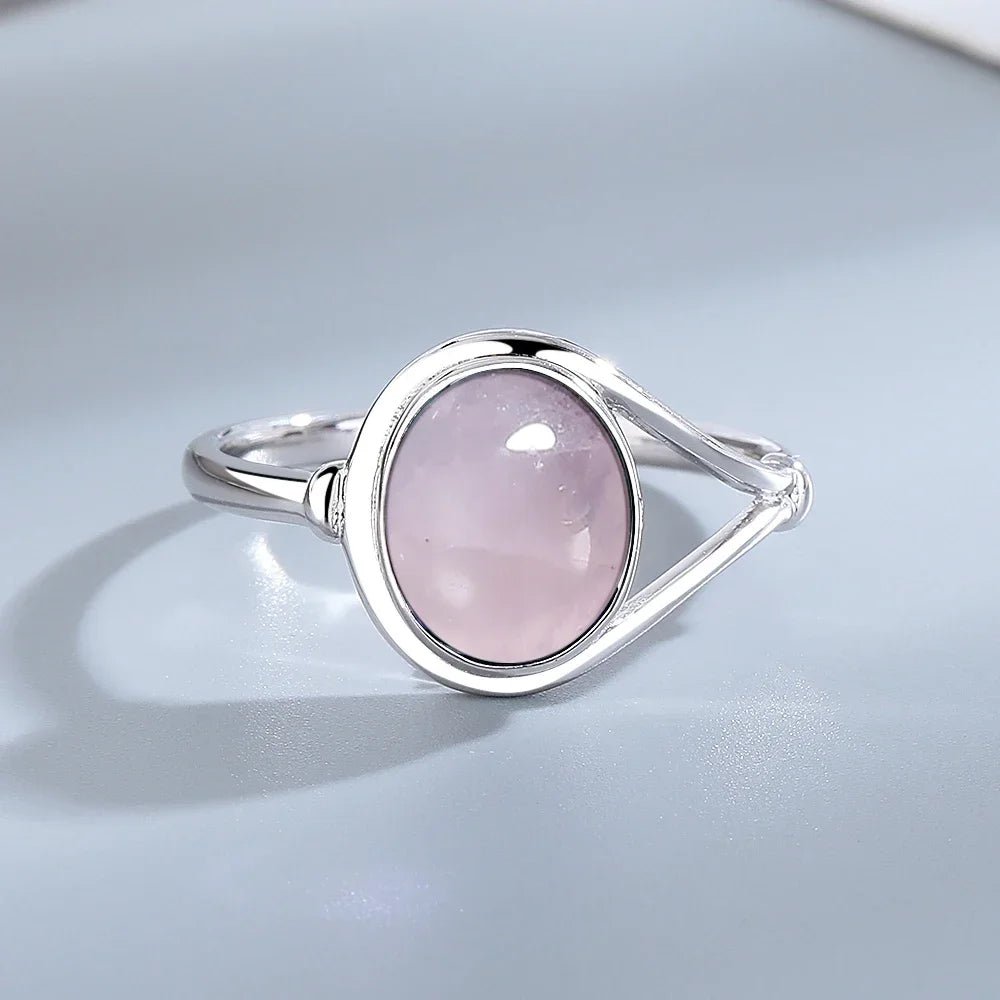 💜 Bagues Argent 925 Pierre Naturelle Améthyste - Collection Élégante - FoytiShop