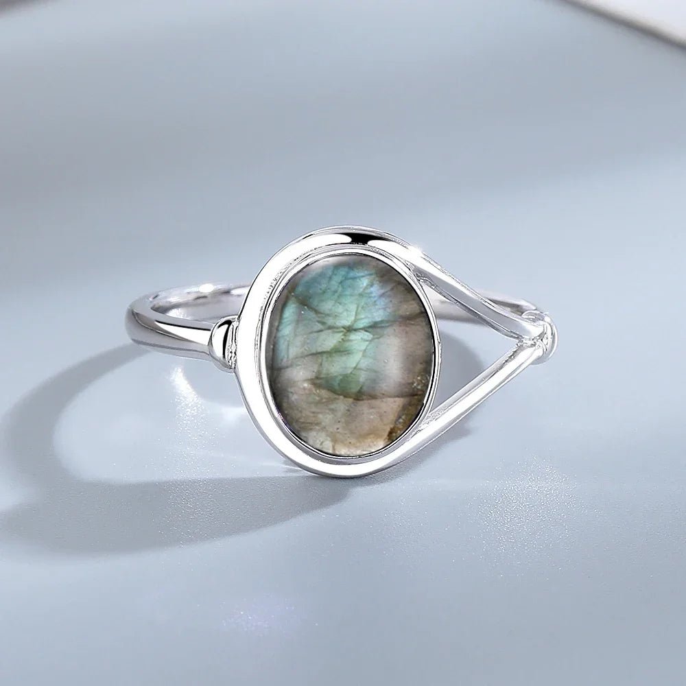 💜 Bagues Argent 925 Pierre Naturelle Améthyste - Collection Élégante - FoytiShop