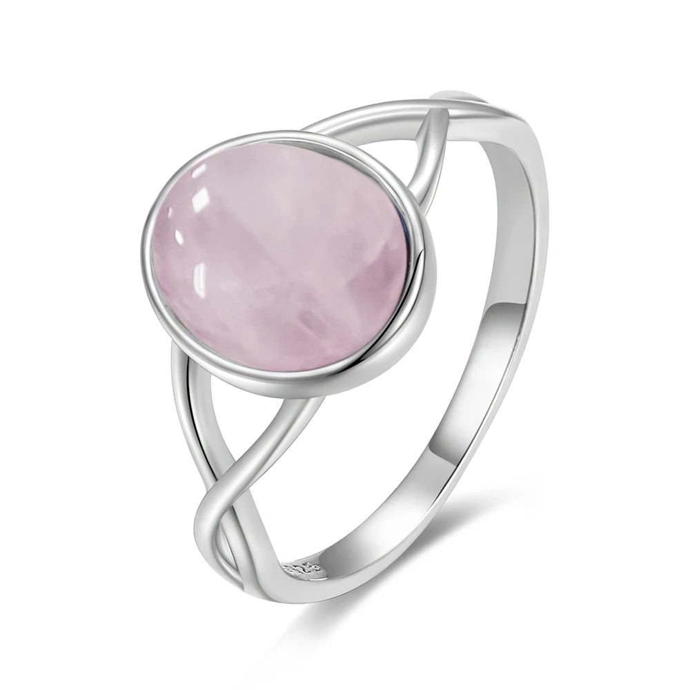 💜 Bagues Argent 925 Pierre Naturelle Améthyste - Collection Élégante - FoytiShop