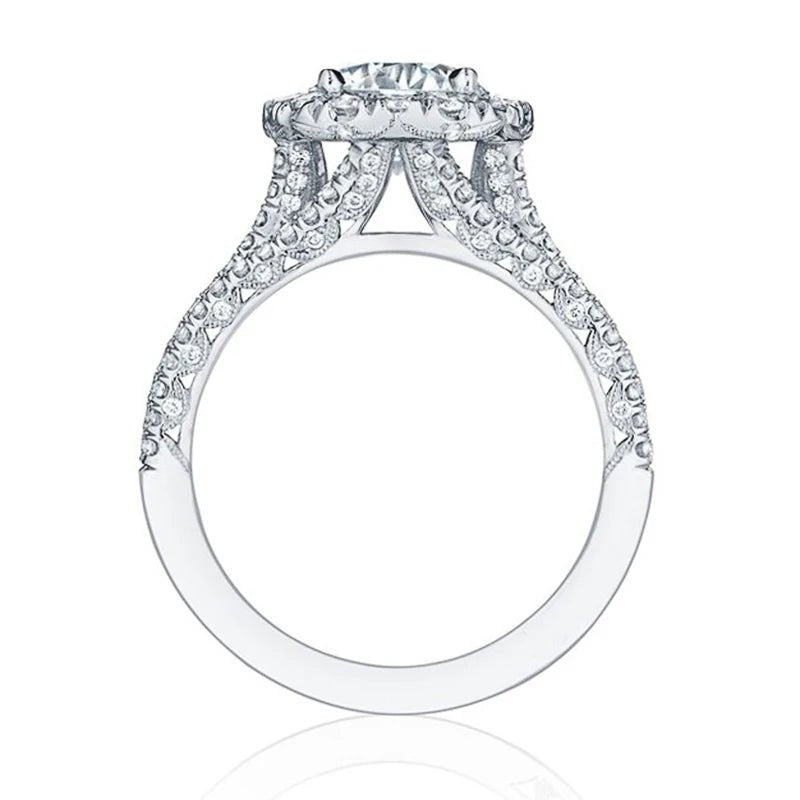 Bagues tendance pour femmes, avec zircone cubique brillante - FoytiShop