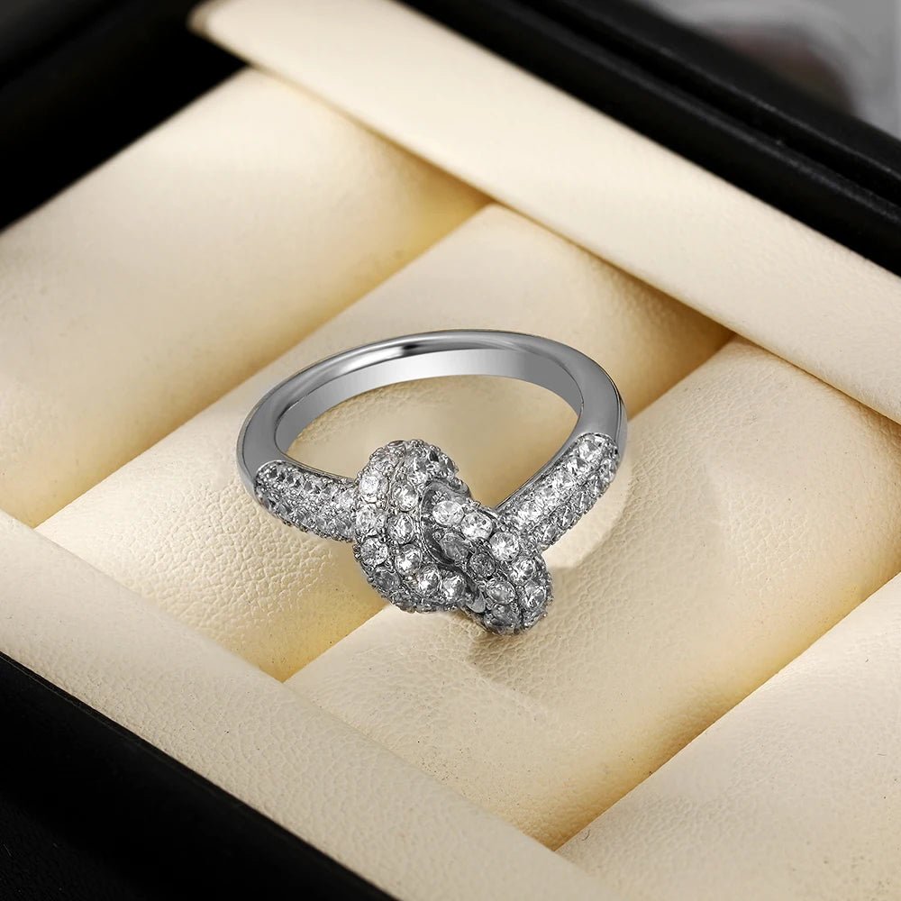 🌈 Bagues Zircon Coloré Classique - Style Élégant Femme - FoytiShop