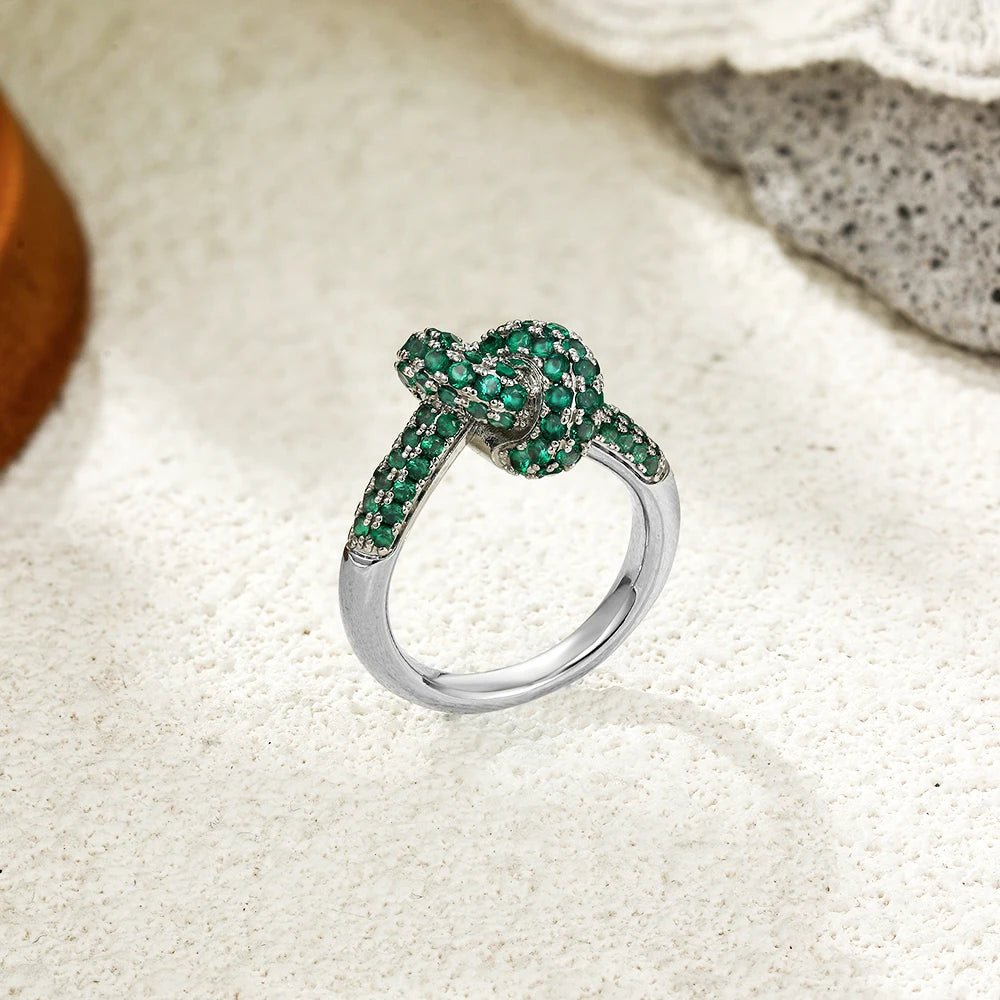 🌈 Bagues Zircon Coloré Classique - Style Élégant Femme - FoytiShop