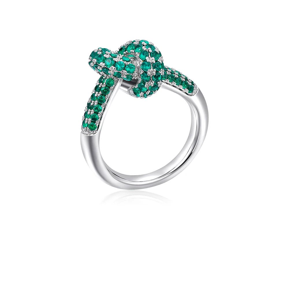 🌈 Bagues Zircon Coloré Classique - Style Élégant Femme - FoytiShop
