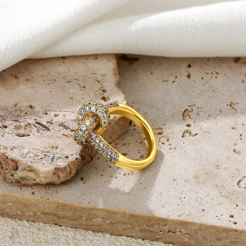 🌈 Bagues Zircon Coloré Classique - Style Élégant Femme - FoytiShop