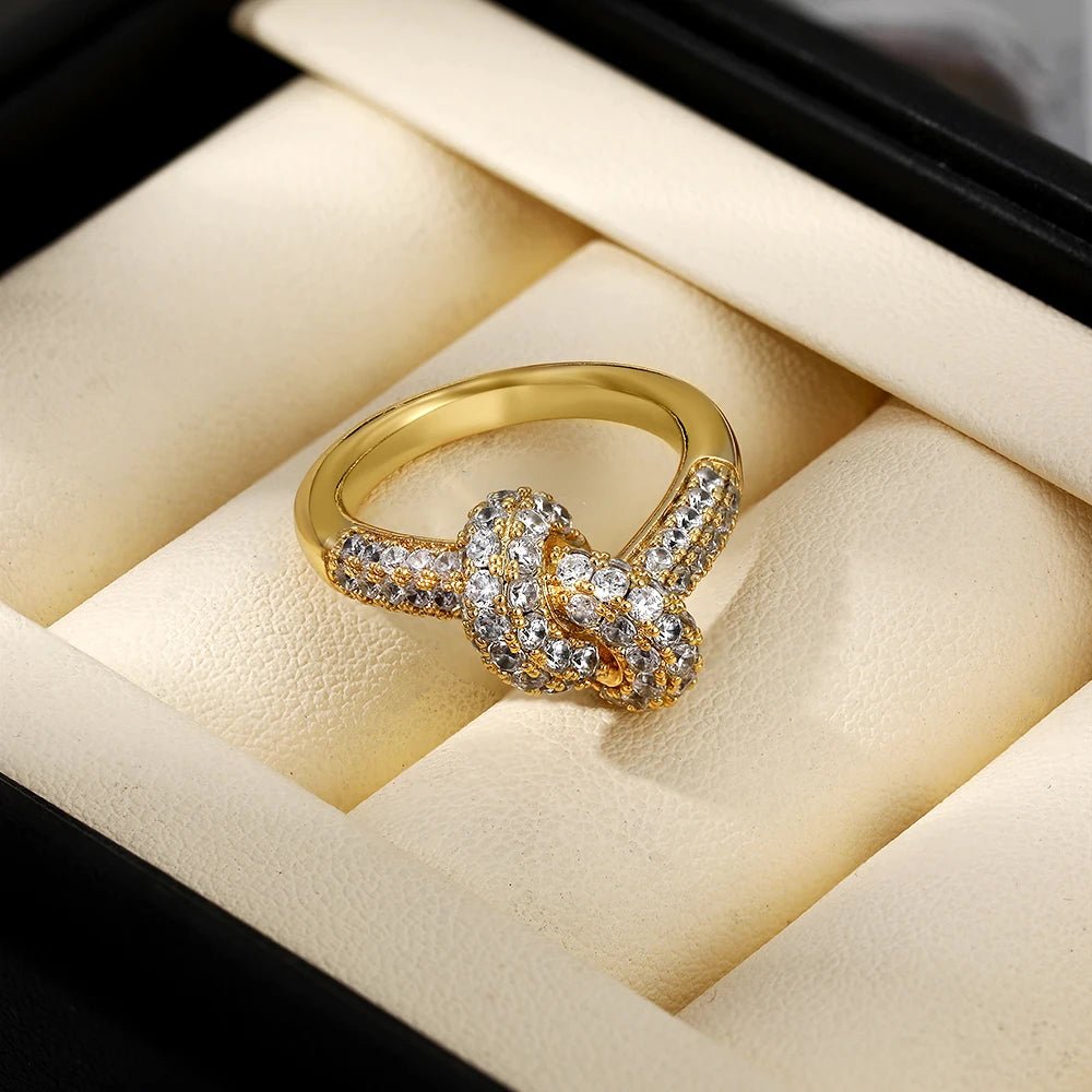 🌈 Bagues Zircon Coloré Classique - Style Élégant Femme - FoytiShop