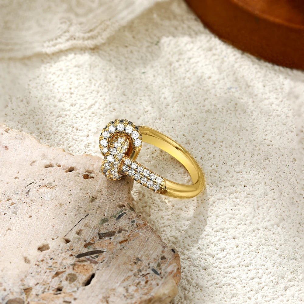 🌈 Bagues Zircon Coloré Classique - Style Élégant Femme - FoytiShop