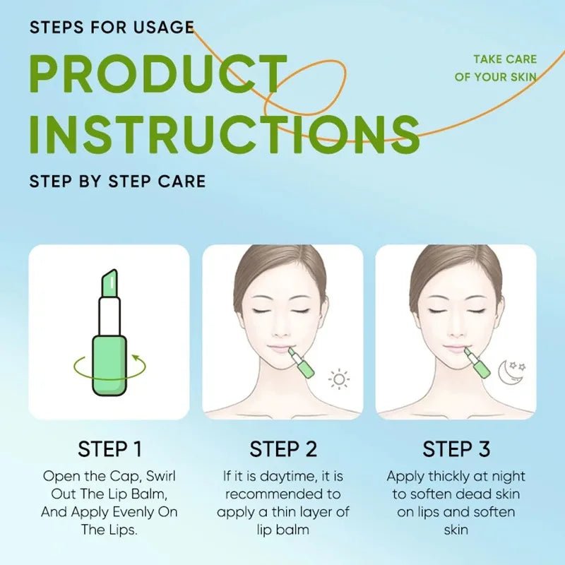 ✨ Baume à l'Aloe Vera pour Lèvres - Nourrissant Rafraîchissant Hydratant - FoytiShop