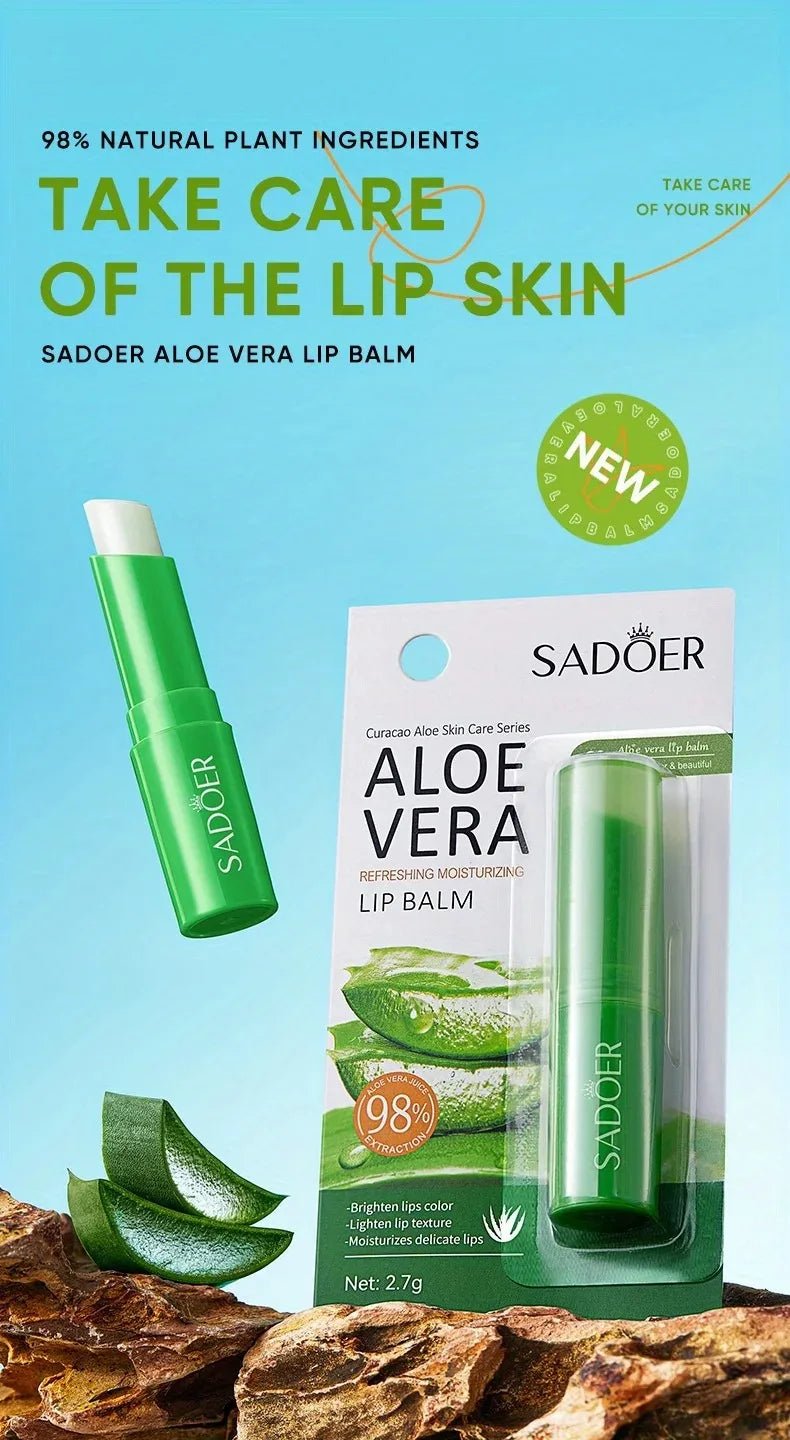 ✨ Baume à l'Aloe Vera pour Lèvres - Nourrissant Rafraîchissant Hydratant - FoytiShop
