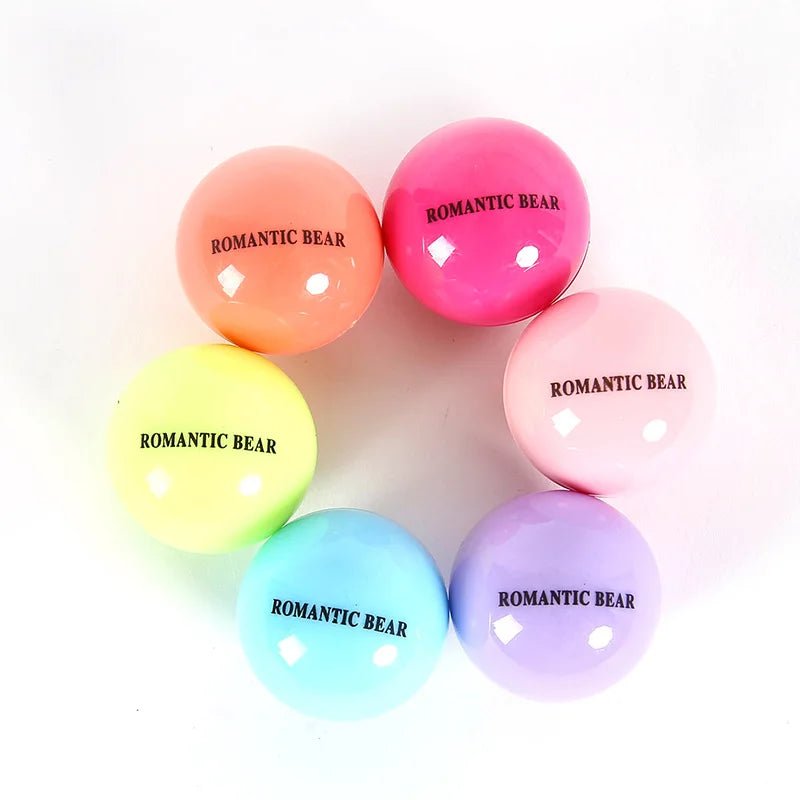 ✨ Baume à Lèvres Saveur Fruits - Boule Ronde Mignonne pour Enfants - FoytiShop