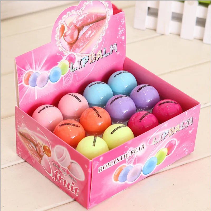 ✨ Baume à Lèvres Saveur Fruits - Boule Ronde Mignonne pour Enfants - FoytiShop