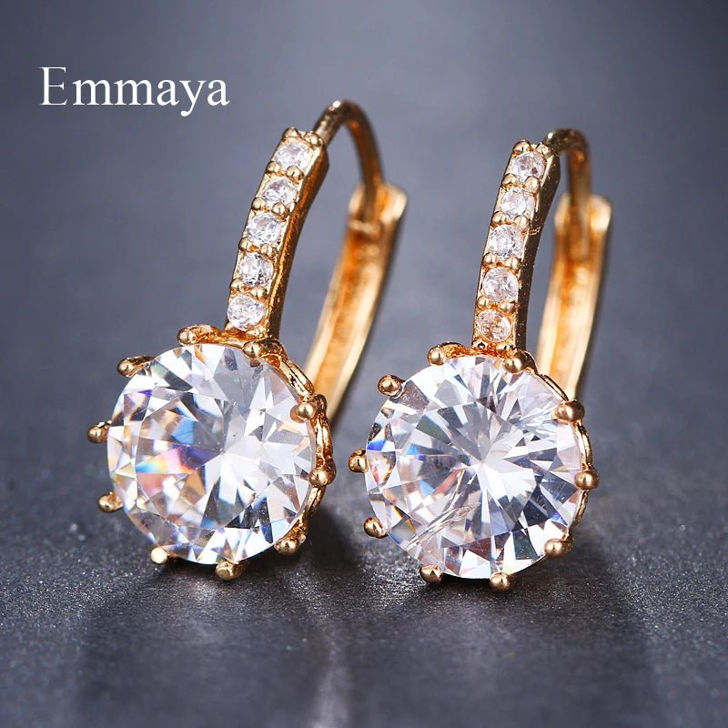 🌈 Boucles d'Oreilles AAA CZ 9 Couleurs - Mode Élégante Femme - FoytiShop