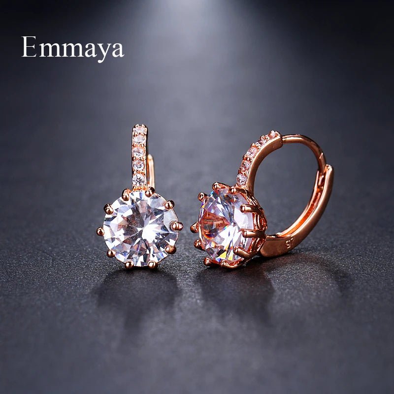 🌈 Boucles d'Oreilles AAA CZ 9 Couleurs - Mode Élégante Femme - FoytiShop