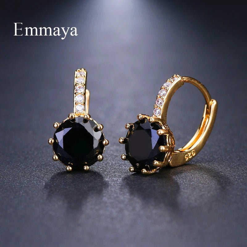 🌈 Boucles d'Oreilles AAA CZ 9 Couleurs - Mode Élégante Femme - FoytiShop