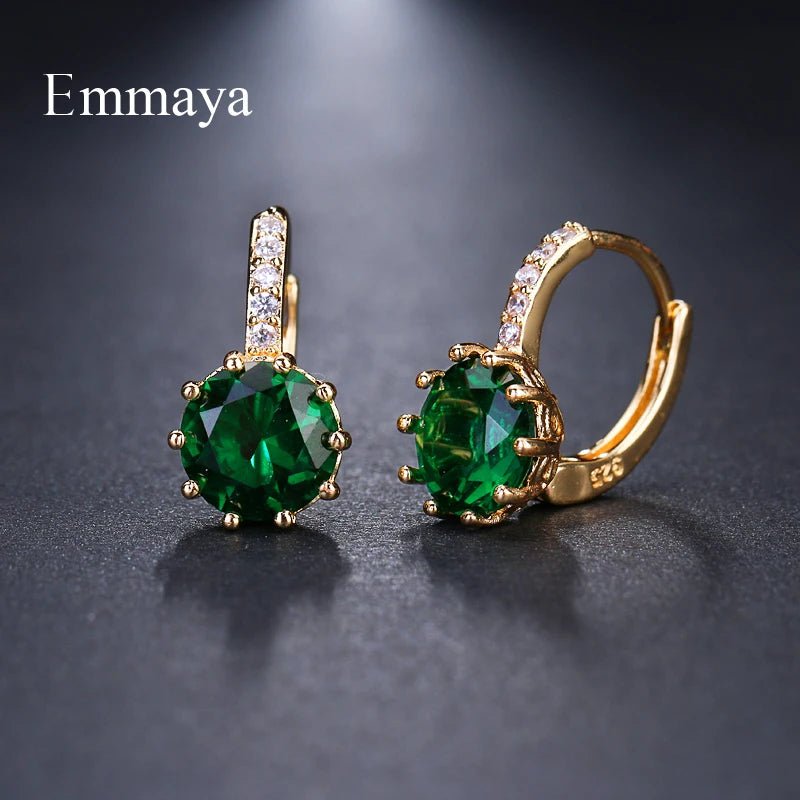🌈 Boucles d'Oreilles AAA CZ 9 Couleurs - Mode Élégante Femme - FoytiShop