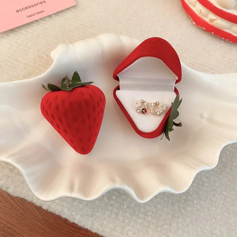 Boucles d'Oreilles Cerise Fraise - Femme - FoytiShop