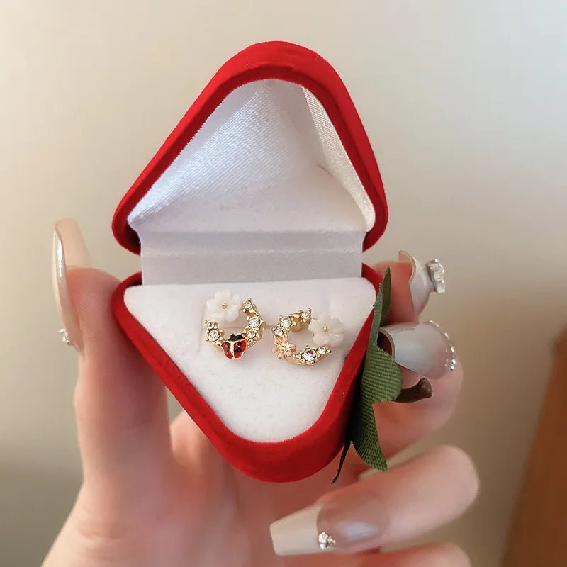 Boucles d'Oreilles Cerise Fraise - Femme - FoytiShop