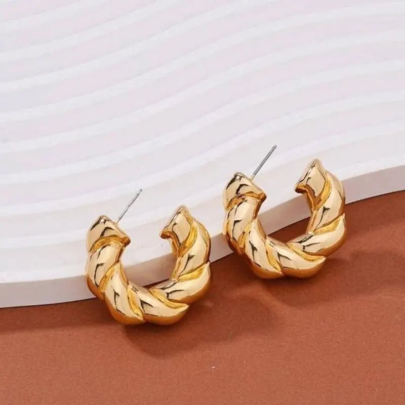 Boucles d'Oreilles Créoles Cristal - Femme - FoytiShop