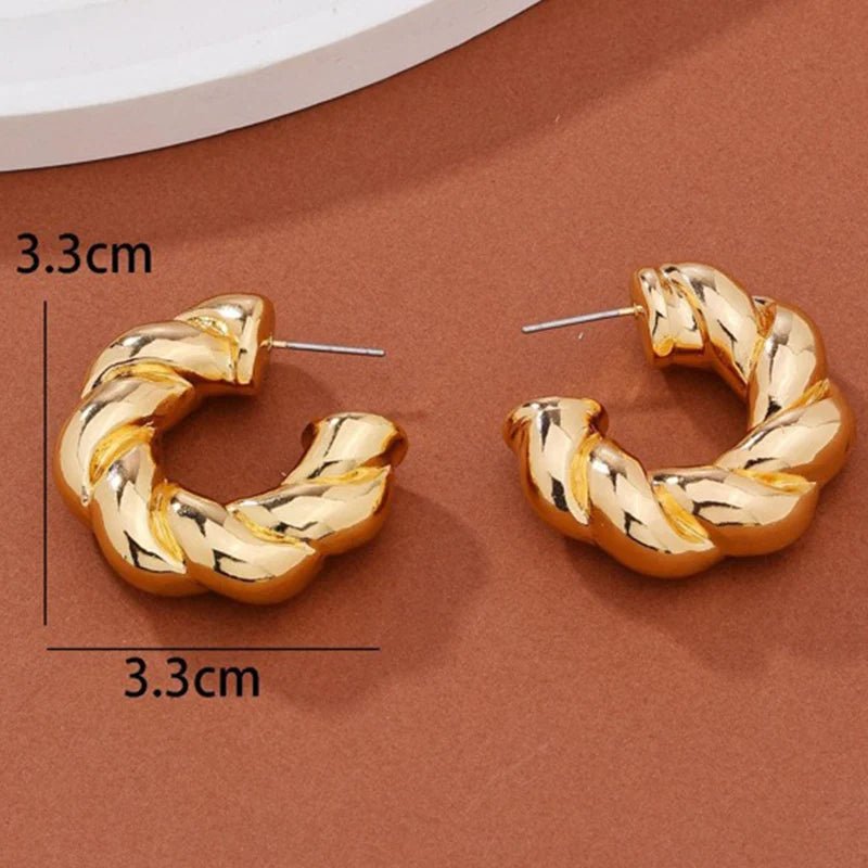 Boucles d'Oreilles Créoles Cristal - Femme - FoytiShop