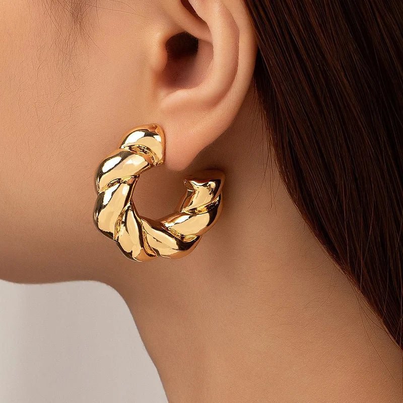 Boucles d'Oreilles Créoles Cristal - Femme - FoytiShop