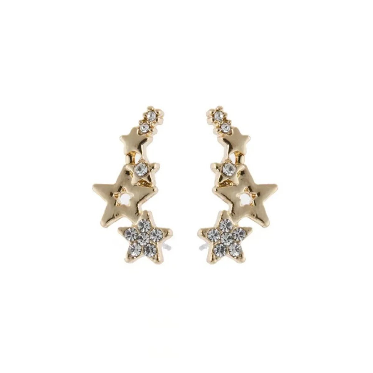 Boucles d'Oreilles Étoile Brillante - Femme - FoytiShop