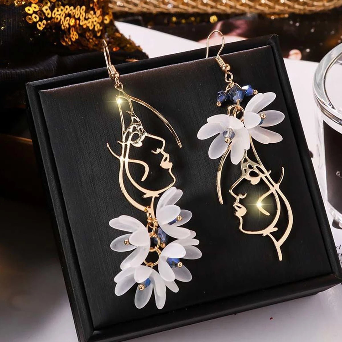 Boucles d'Oreilles Gland Fleur (2PC) - Femme - FoytiShop