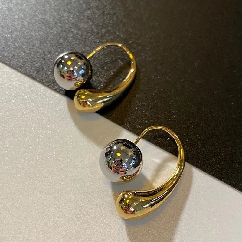 Boucles d'Oreilles Goutte d'Eau Cuivre Rétro Luxe - FoytiShop