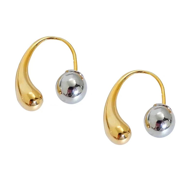 Boucles d'Oreilles Goutte d'Eau Cuivre Rétro Luxe - FoytiShop