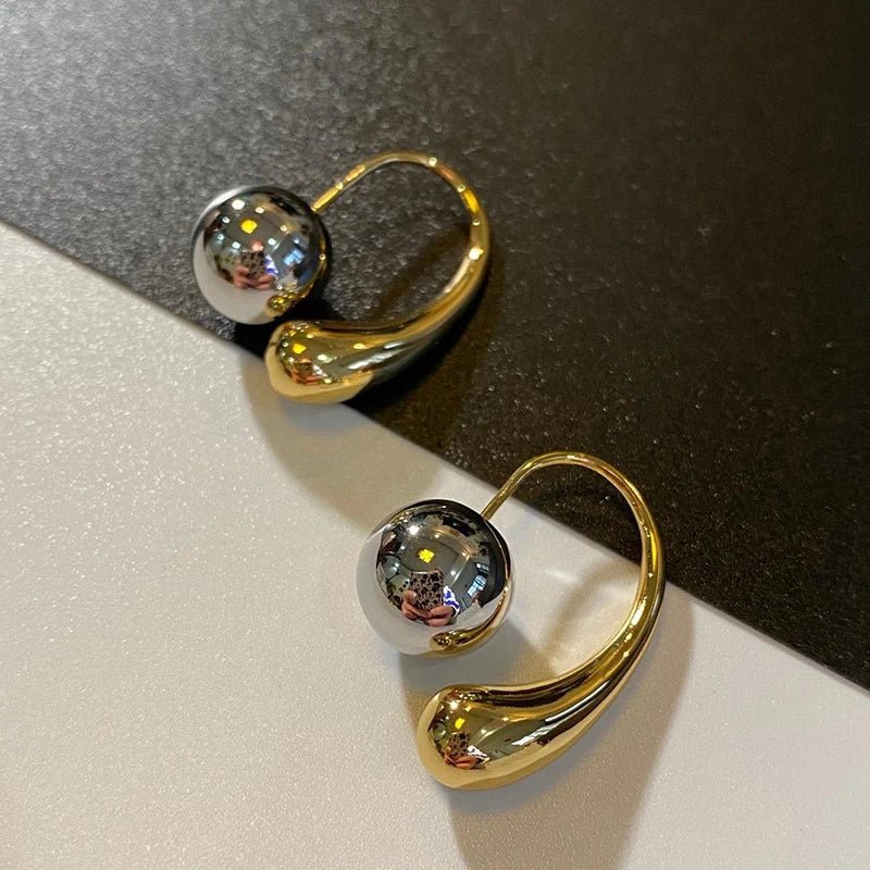 Boucles d'Oreilles Goutte d'Eau Cuivre Rétro Luxe - FoytiShop