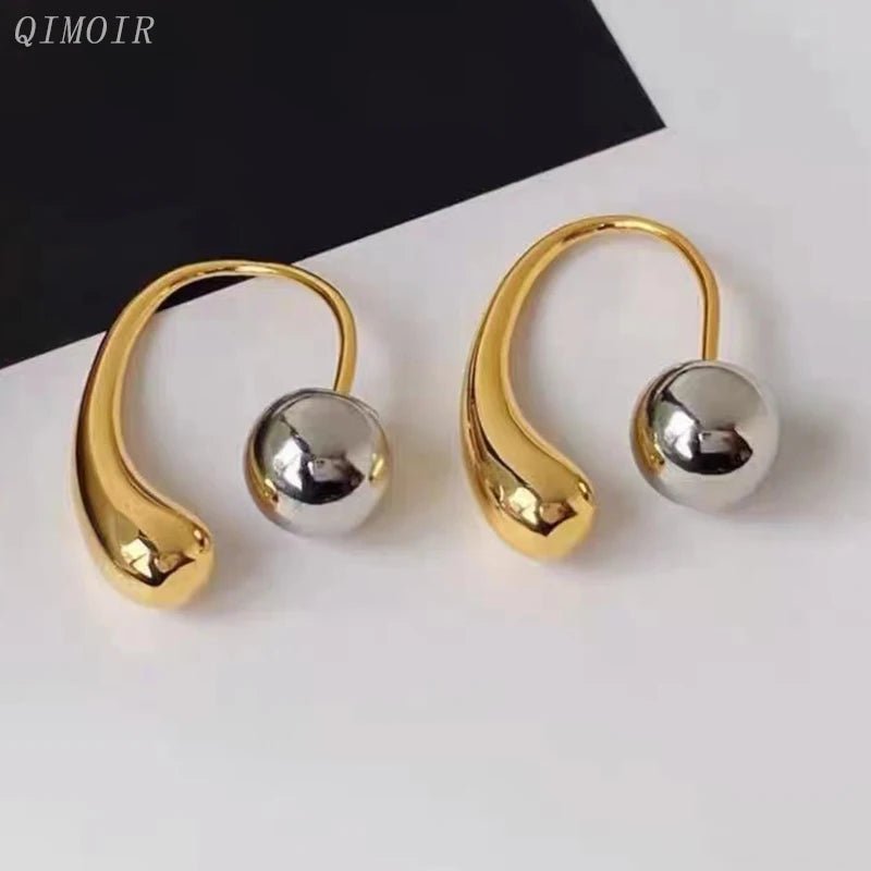 Boucles d'Oreilles Goutte d'Eau Cuivre Rétro Luxe - FoytiShop
