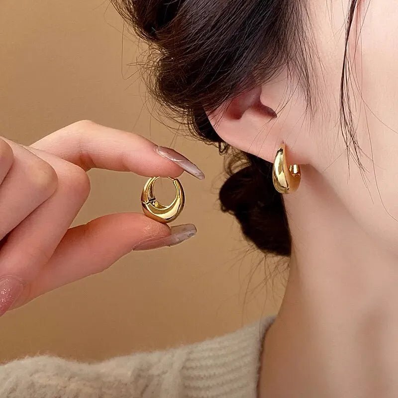 Boucles d’Oreilles Minimalistes Quotidiennes — Simples & Élégantes - FoytiShop