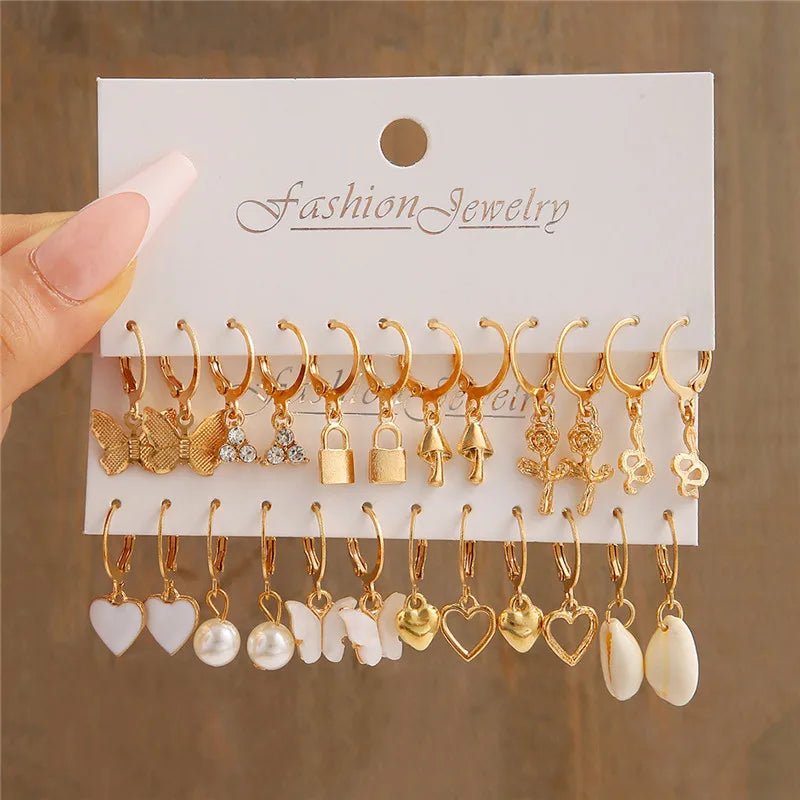 🦋 Boucles d'Oreilles Papillon Acrylique Creux - Design Élégant Femme - FoytiShop